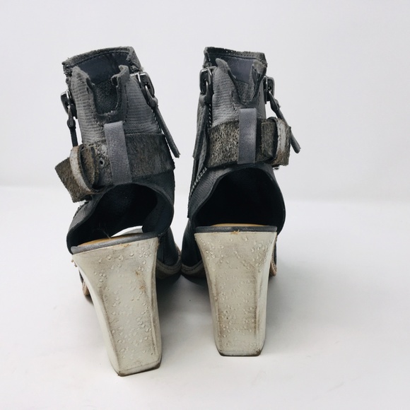 Dolce Vita Heel Sandal Boot Suede Zip 9.5 EUC - Picture 4 of 8